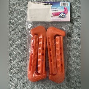 Guardog Blade Guards ORANGE VIVID PEARLZ for Skate Blades Ice Skating NWT